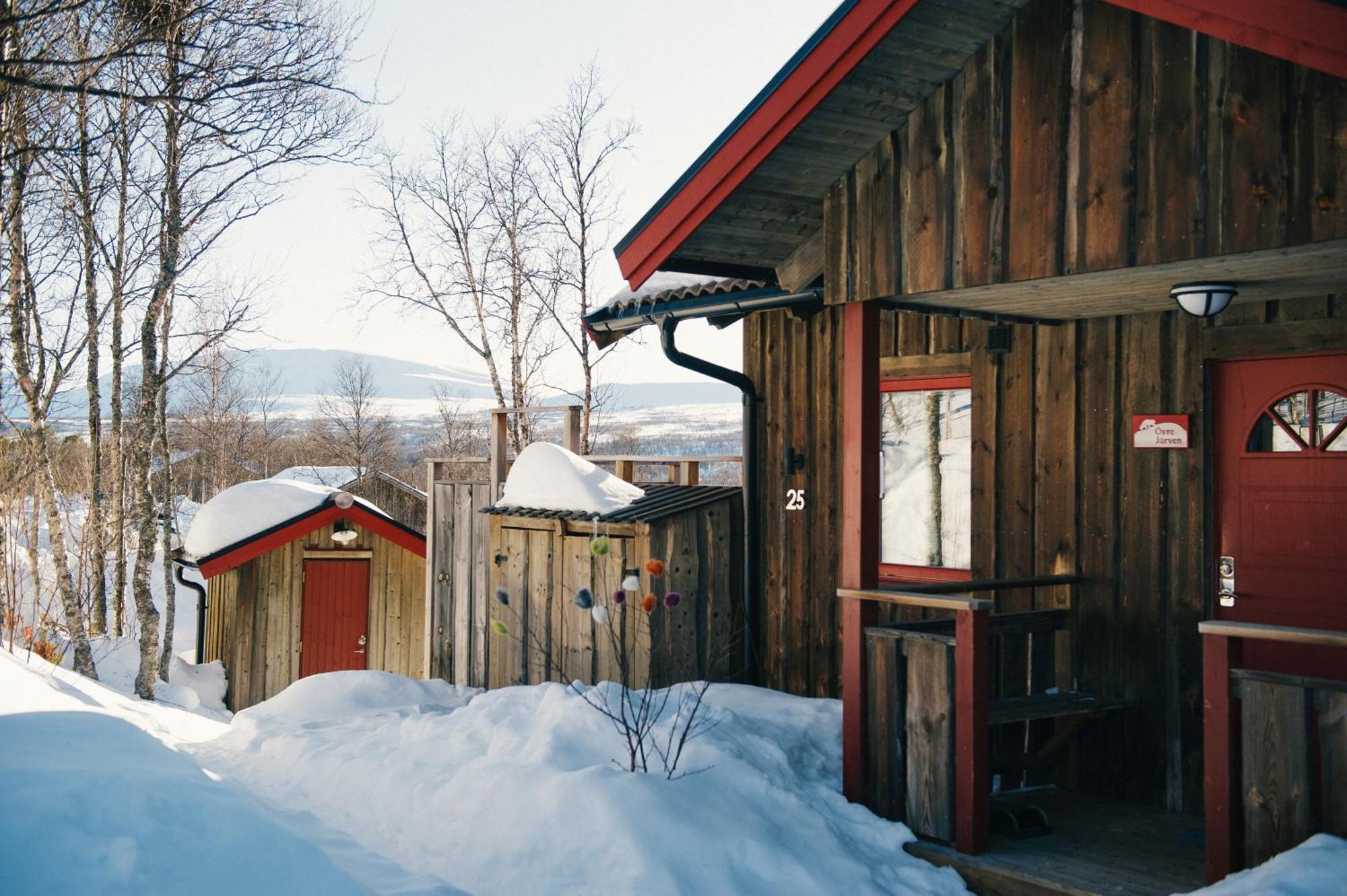 Fjaellfrid Stugby Villa Bruksvallarna Bagian luar foto